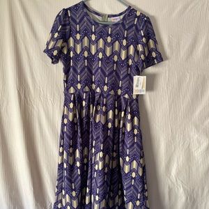 BNWT Lularoe Purple Amelia Large